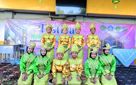 RAIH JUARA PERTAMA, TIM BANJARI AULADU AL MUSTHOFA SDN SIDOKARE 4 UKIR PRESTASI DALAM FESTIVAL PAI SE-KABUPATEN SIDOARJO TAHUN 2024