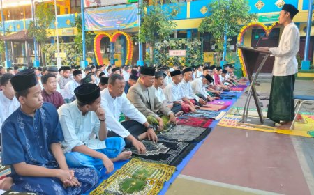 Membangun Kebersamaan dan Ketakwaan Melalui Shalat Idul Adha 1445 Bersama Keluarga Besar SMP Negeri 3 Candi
