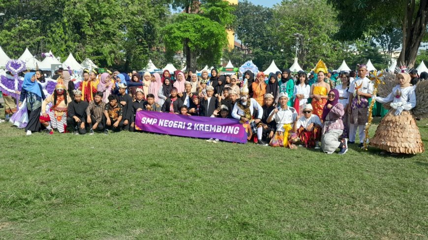 SMPN 2 KREMBUNG RAMAIKAN FESTIVAL TOLERANSI