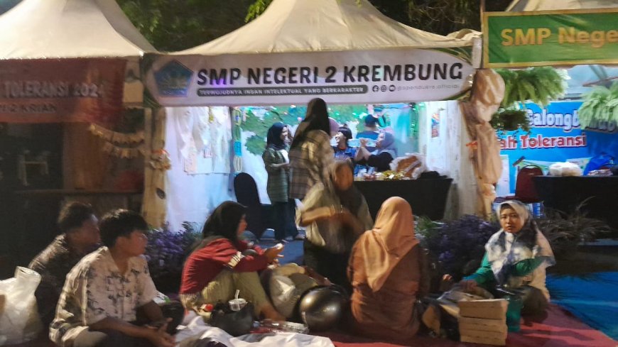 SMPN 2 KREMBUNG RAMAIKAN FESTIVAL TOLERANSI