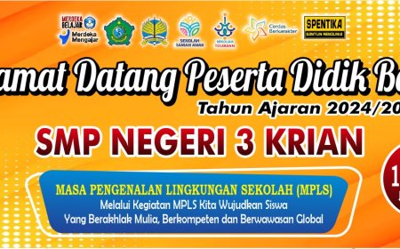 KEGIATAN MPLS SMP NEGERI 3 KRIAN