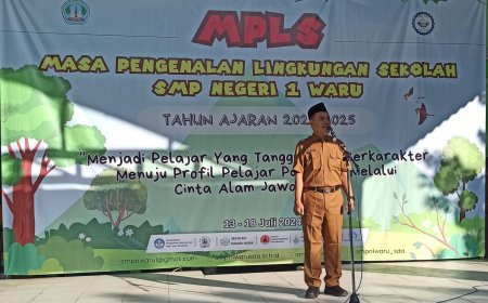 MPLS PDB SMP Negeri 1 Waru Penuh Makna