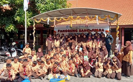 Edukasi Perkeretaapian: PT KAI Surabaya Gelar Sosialisasi di SDN Lemahputro 1 Sidoarjo