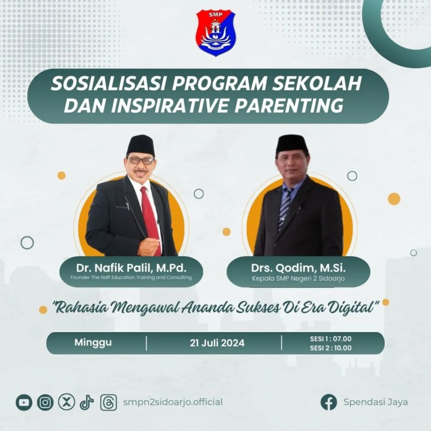 SOSIALISASI PROGRAM SEKOLAH DAN INSPIRATIVE PARENTING