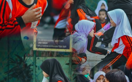 SERUNYA PERINGATAN 17 AGUSTUS DI SDN BANJARBENDO KEC. SIDOARJO