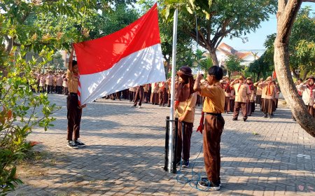 Peringatan Hari Pramuka di SDN Pranti