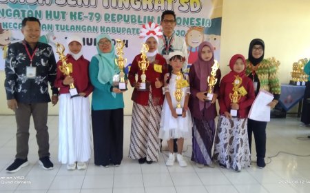 Kejuaraan yang di raih SDN Grogol dalam Peringatan Hari kemerdekaan di Kecamatan Tulangan.