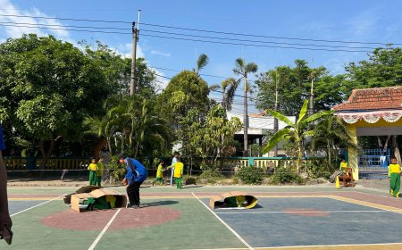 Lomba Balap Kardus untuk Memperingati HUT Kemerdekaan Republik Indonesia di SDN Bligo