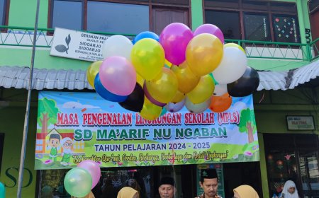 kegiatan MPLS SD MA'ARIF NU NGABAN