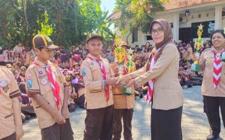 Siaga Garuda SDN Lemahputro 3 pada Pesta Siaga Kwartir Ranting Sidoarjo