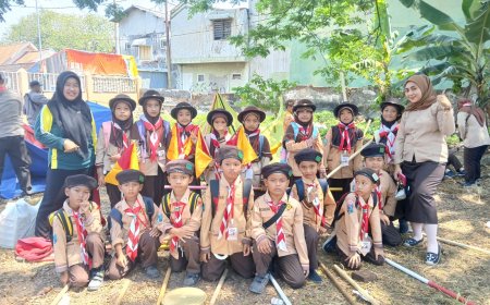 SDN KEDUNGBOTO IKUT MEMERIAHKAN HUT PRAMUKA KE-63 TAHUN 2024 DALAM GEBYAR PRA SIAGA DAN PESTA SIAGA  DI KORWIL KECAMATAN PORONG