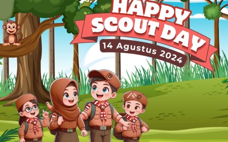 Sederhana Namun Penuh Makna : Upacara Peringatan Hari Pramuka dan Hari Ulang Tahun (HUT) ke-76 SD Al-Ishlah Rejeni