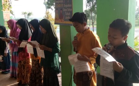 Pembiasaan Religi Pembacaan Asmaul Husna di SDN Sumberejo 2 Kecamatan Wonoayu