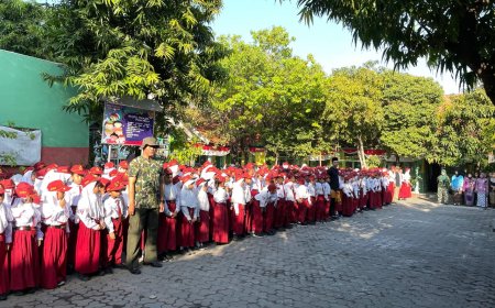 Semarak HUT RI Ke - 79 di SD Negeri Pabean 1