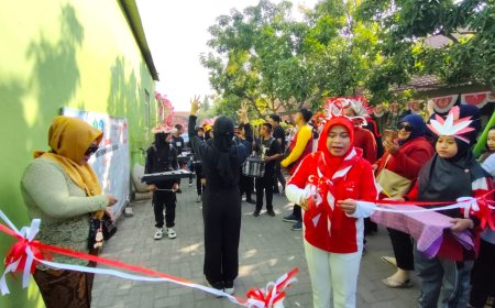 PERAYAAN HUT RI KE-79 SDN Suko Gelar Pawai Budaya "Nusantara Baru SDN Suko Maju"
