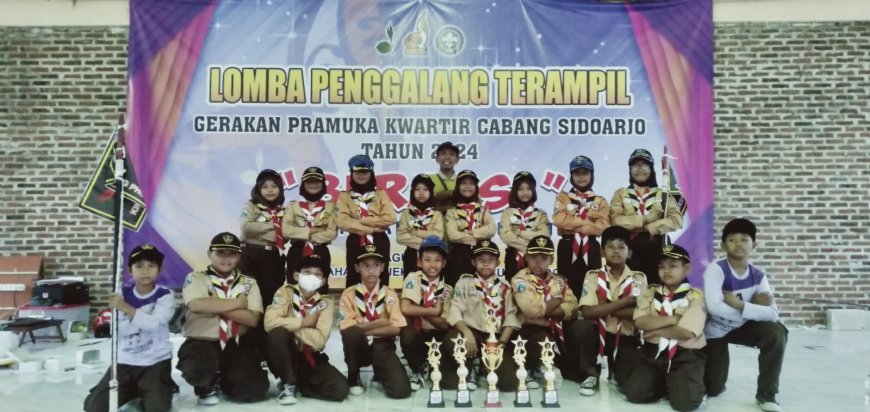 Membanggakan "SCOUT SCHOOL" King Phoenix dan Regu Queen Violet SDN JUMPUTREJO Meraih Juara Penggalang Terampil Sidoarjo.