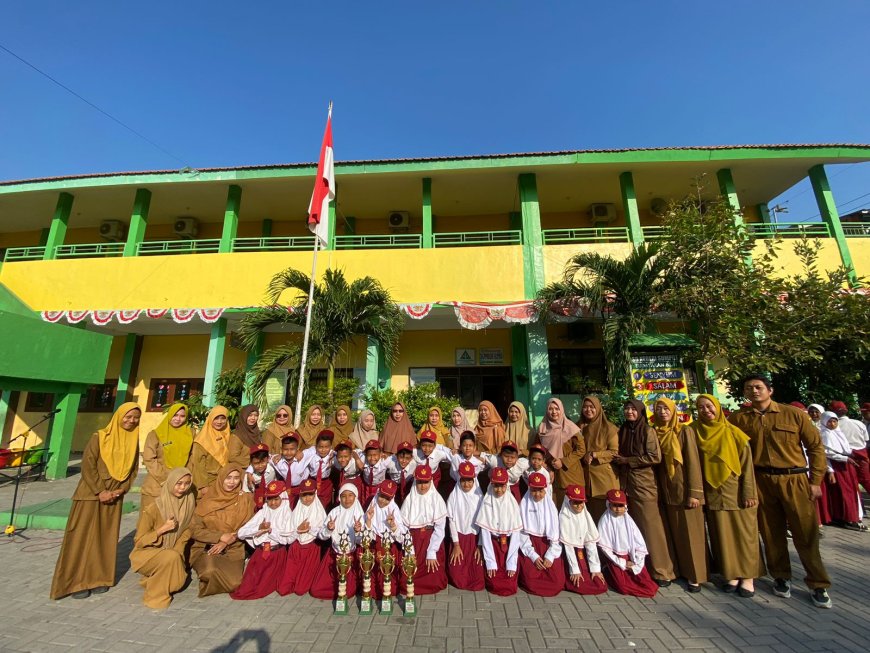 Pramuka Penggalang dan Siaga SDN Sumput dalam Kegiatan Lomba