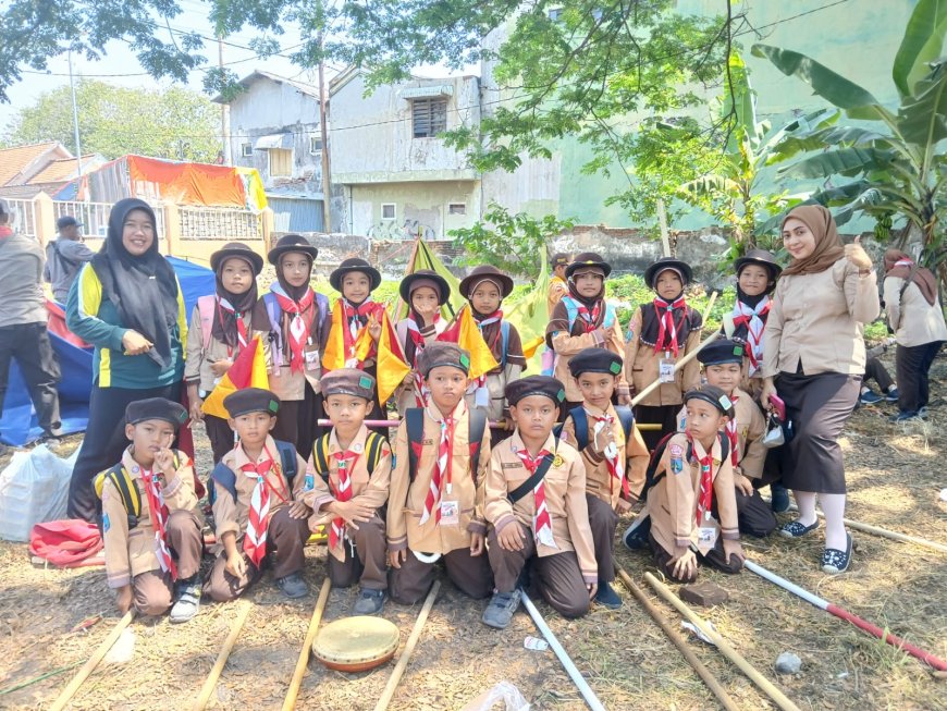 SDN KEDUNGBOTO IKUT MEMERIAHKAN HUT PRAMUKA KE-63 TAHUN 2024 DALAM GEBYAR PRA SIAGA DAN PESTA SIAGA  DI KORWIL KECAMATAN PORONG