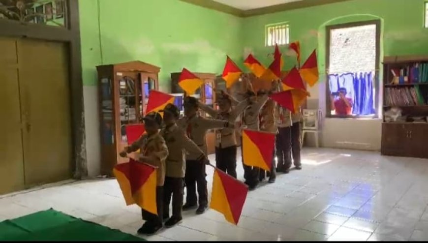 SDN KEDUNGBOTO IKUT MEMERIAHKAN HUT PRAMUKA KE-63 TAHUN 2024 DALAM GEBYAR PRA SIAGA DAN PESTA SIAGA  DI KORWIL KECAMATAN PORONG