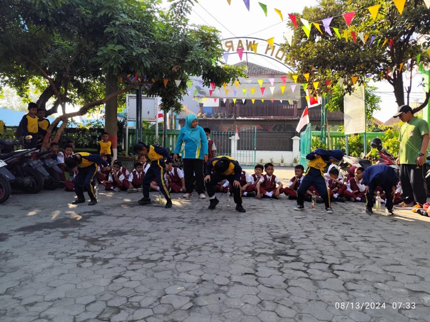 SEMARAK MEMPERINGATI HARI KEMERDEKAAN RI KE 79 SDN WARU 1