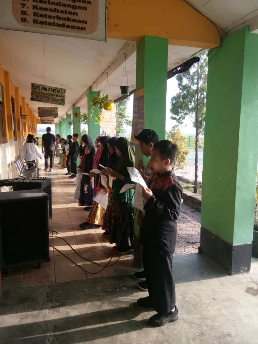 Pembiasaan Religi Pembacaan Asmaul Husna di SDN Sumberejo 2 Kecamatan Wonoayu