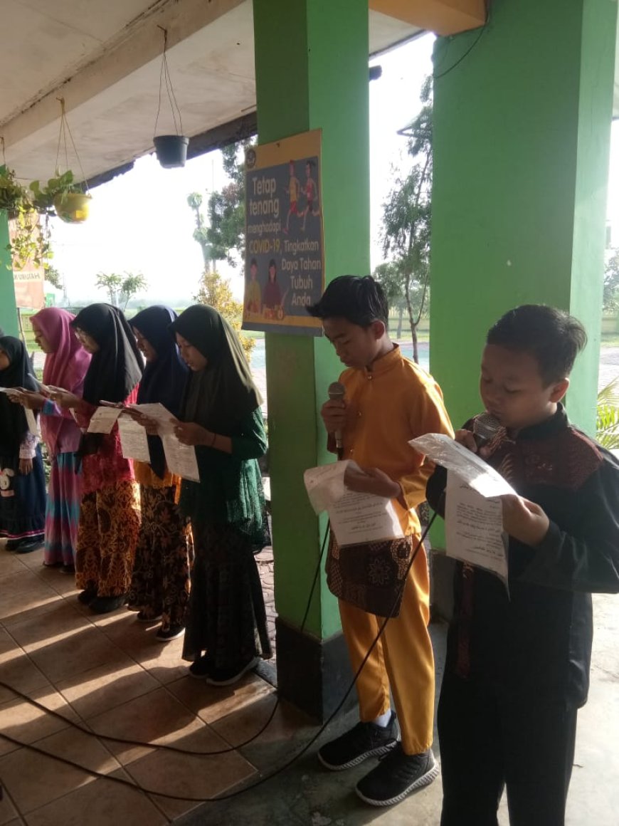 Pembiasaan Religi Pembacaan Asmaul Husna di SDN Sumberejo 2 Kecamatan Wonoayu