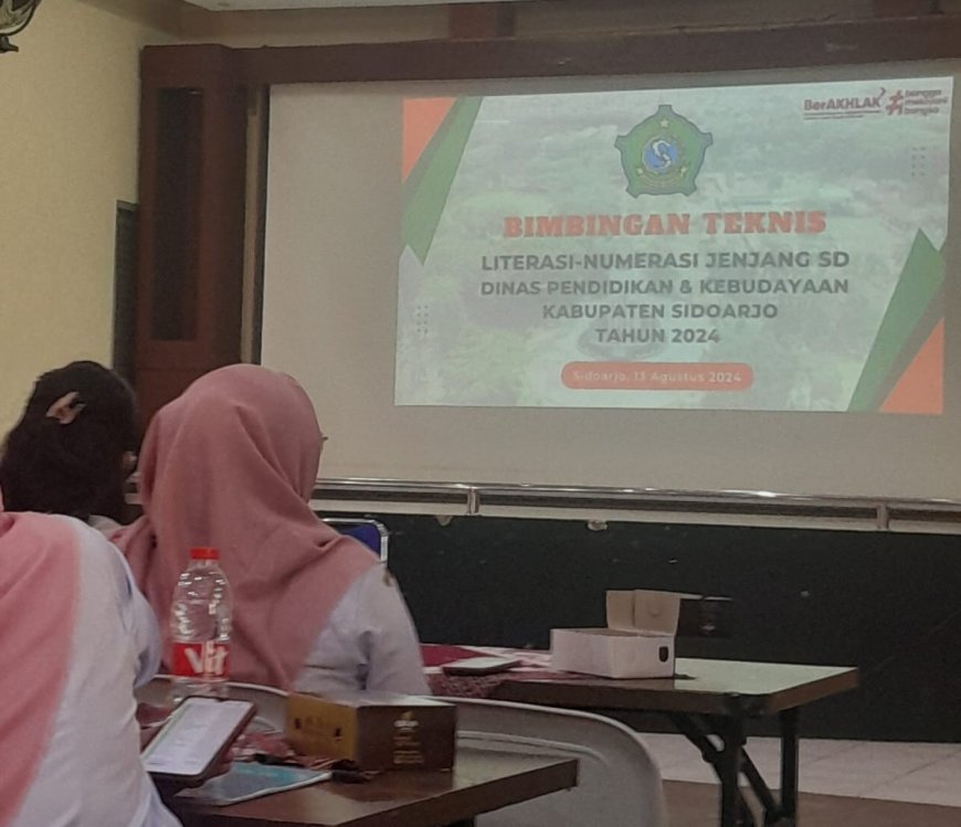 Dinas Pendidikan Sidoarjo Gelar Bimtek Literasi Numerasi untuk Guru SD