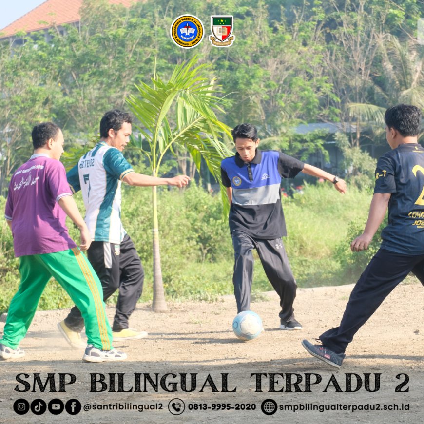 Futsal Asatidz Meriahkan HUT ke-79 RI di SMP Bilingual Terpadu 2