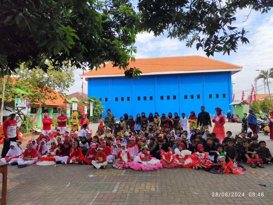 Karnaval Kemerdekaan Ke-79 RI di SDN Mojorangagung Kec. Wonoayu