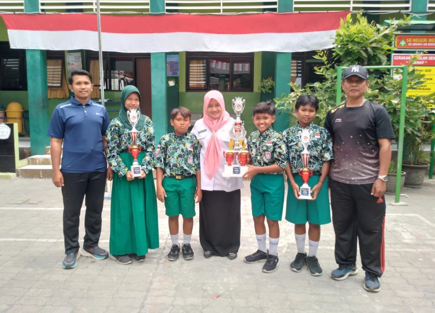 SDN Wedi Borong Kemenangan di Lomba PORSENI Kecamatan Gedangan