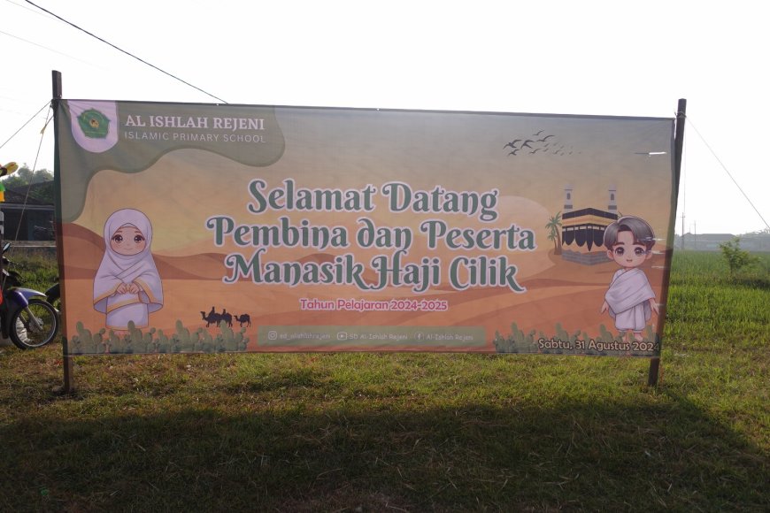 MasyaAllah !!! 540+ Peserta Didik SD Al-Ishlah Rejeni Sangat Antusias Melaksanakan Manasik Haji Cilik