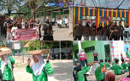 Semarak Kemerdekaan SMP Harapan Tulangan gelar karya P5 Berkebhinekaan Global