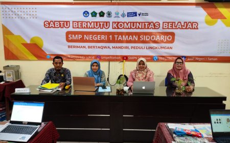 Tingkatkan Kompetensi Guru dan Peserta Didik SMP Negeri 1 Taman dengan Program Sabtu Bermutu