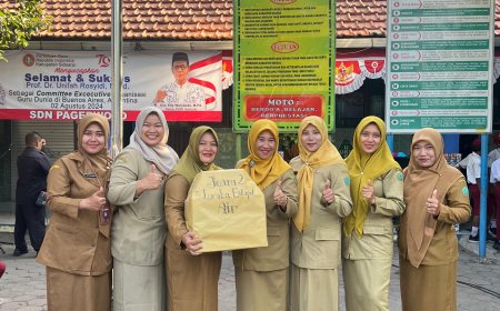 SDN Pagerwojo ikut berpartisipasi lomba di Museum Mpu Tantular Sidoarjo dalam rangka memperingati HUT RI ke-79