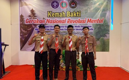 Guru SMP PGRI 1 Buduran Ikuti Kemah Bhakti Gerakan Revolusi Mental