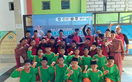 Gerakan Aksi Bergizi Serentak di SMP ISLAM INSAN KAMIL WONOAYU