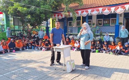 Untuk Mengembangkan Karakter Siswa, SDN Wedi Mengadakan LMT Tentang Perawatan Diri