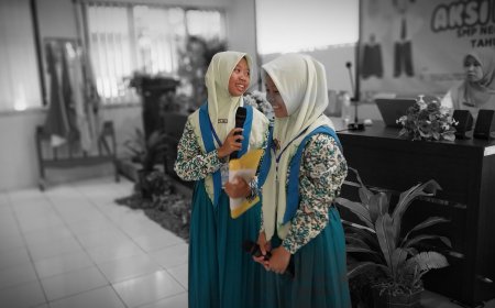 Kegiatan Edukasi Kesehatan terkait Gizi Remaja dalam rangka Gerakan Aksi Bergizi Serentak (GABS) SMPN 2 Taman Tahun 2024