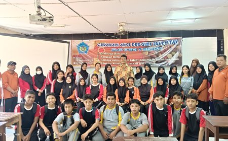 SMP PGRI 7 Sedati Sukseskan Gerakan Aksi Bergizi Serentak