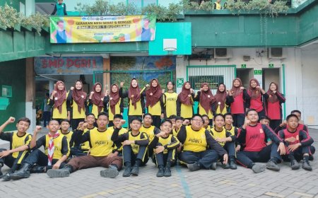 SMP PGRI 1 Buduran Gerakkan Hidup Sehat dan Bergizi