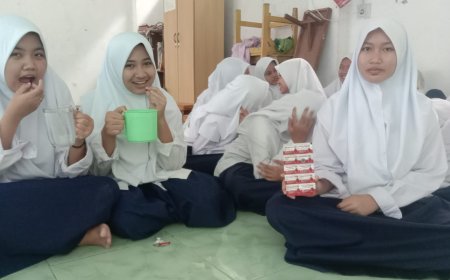SMP Darussalamah Krian Gelar Sosialisasi Aksi Bergizi: Upaya Cegah Stunting di Sidoarjo
