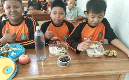 GERAKAN AKSI BERGIZI DI SMP BAHAUDDIN TAMAN