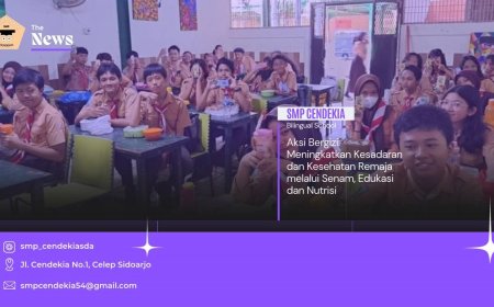 Gerakan Aksi Bergizi di SMP Cendekia Sidoarjo
