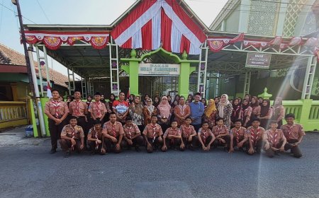 SMPN 1 Jabon Melaksanakan Kegiatan Kearifan Lokal Ziarah Makam "Mbah Sambi Resik"