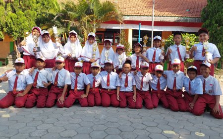 SDN Balongtani Panen Juara di Lomba Agustusan Se-Kecamatan Jabon