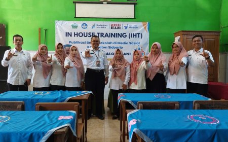 Luar Biasa  pengalaman Pelatihan kegiatan IHT ( In House Training ) di SDN Balongtani jabon sidoarjo