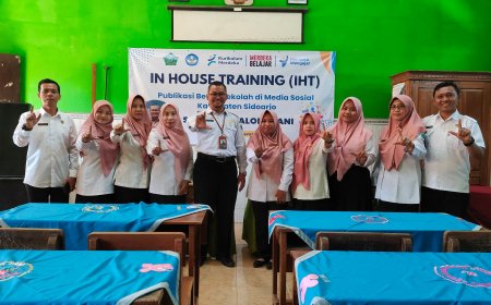 Luar Biasa Sinergi 2 Sekolah Hebat Menyelenggarakan In House Training Literasi di Kecamatan Jabon