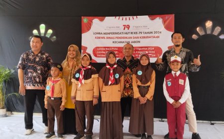 Suara Emas Siswa SDN Trompoasri 3 Memukau Hati Juri Menyanyi Solo Kecamatan Jabon