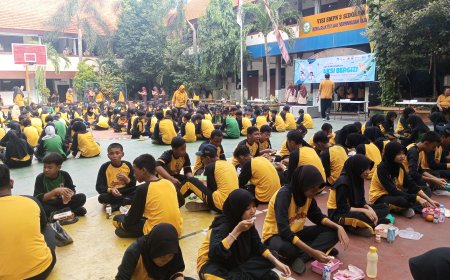 Yuk, Biasakan Sarapan Sehat!  Aksi Bergizi Menuju Generasi Emas SMPN 3 Sidoarjo