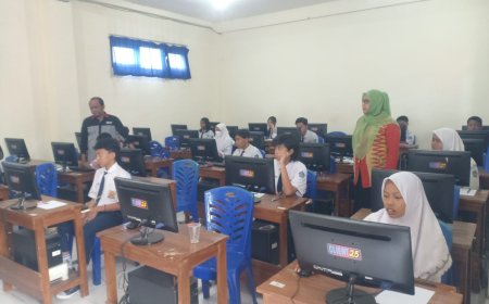 PELAKSANAAN ANBK DI SMP PGRI 7 SEDATI